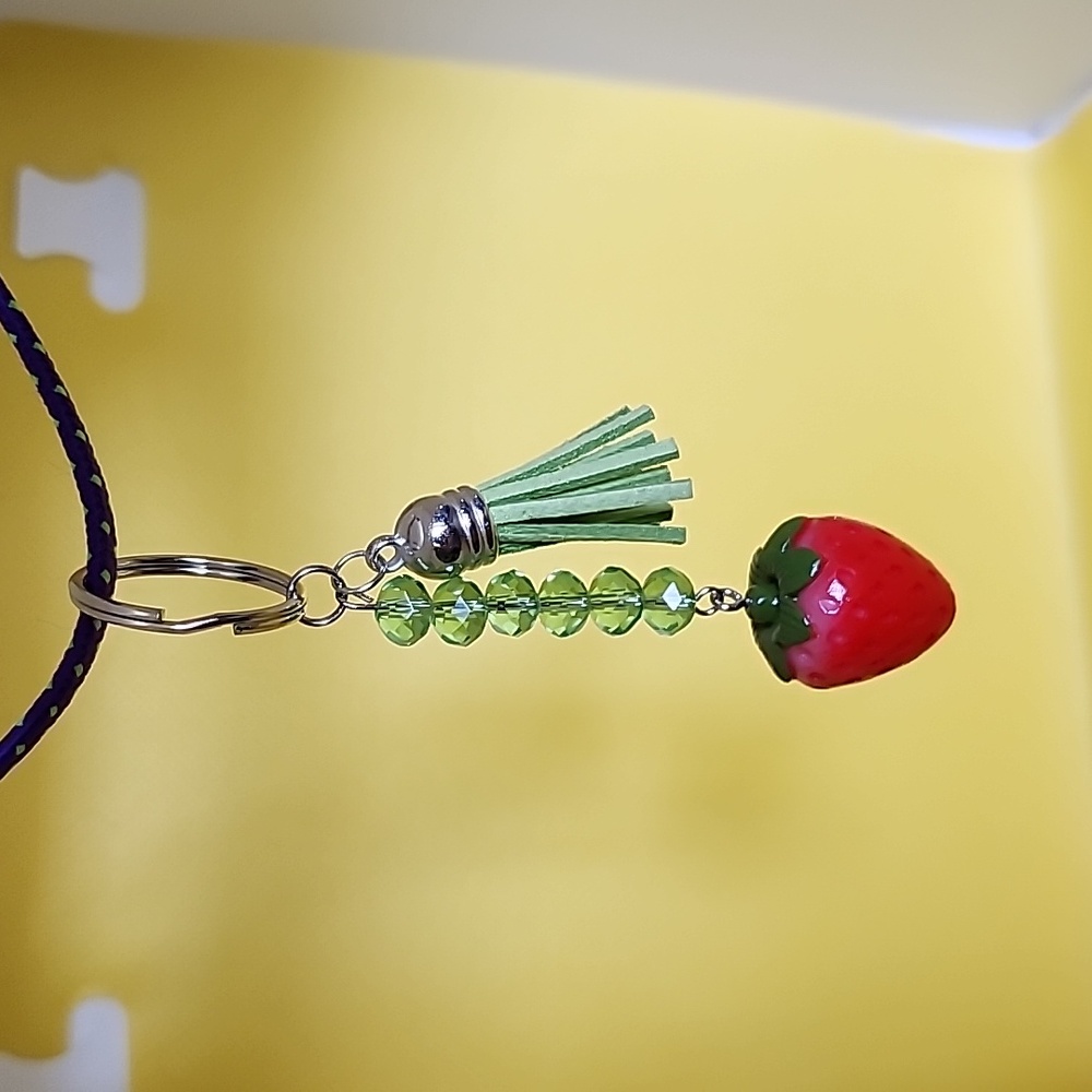 Strawberry Keychain